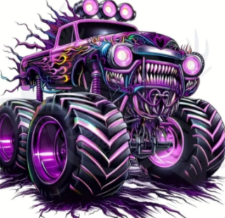 Diamond Painting Monster Truck